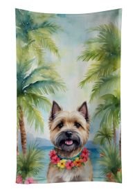 Cairn Terrier Luau Kitchen Towel Dish Cloths Guest Hand Towel Decorative Bathroom Towel for Face,Tea, Dishcloth, Kitchen and Bath (Default: Default)
